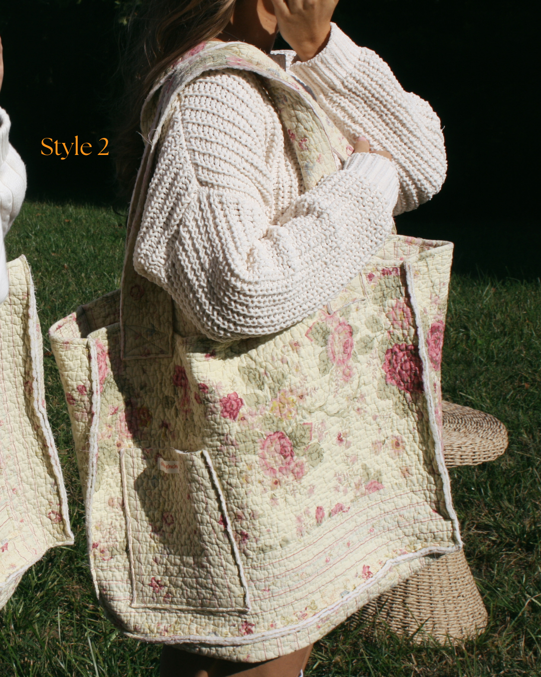 Rosetta Quilted Tote