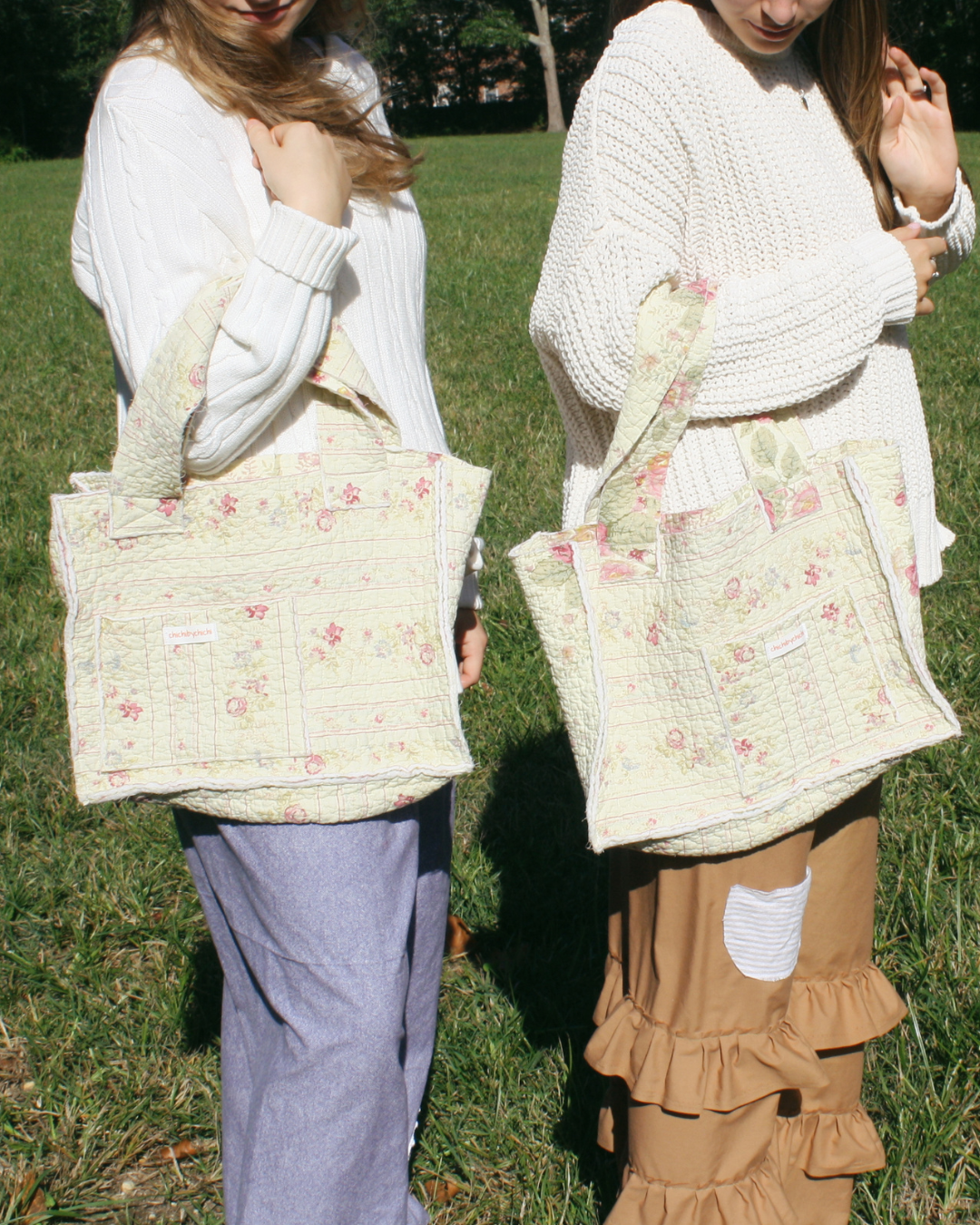 Rosetta Quilted Tote- Mini