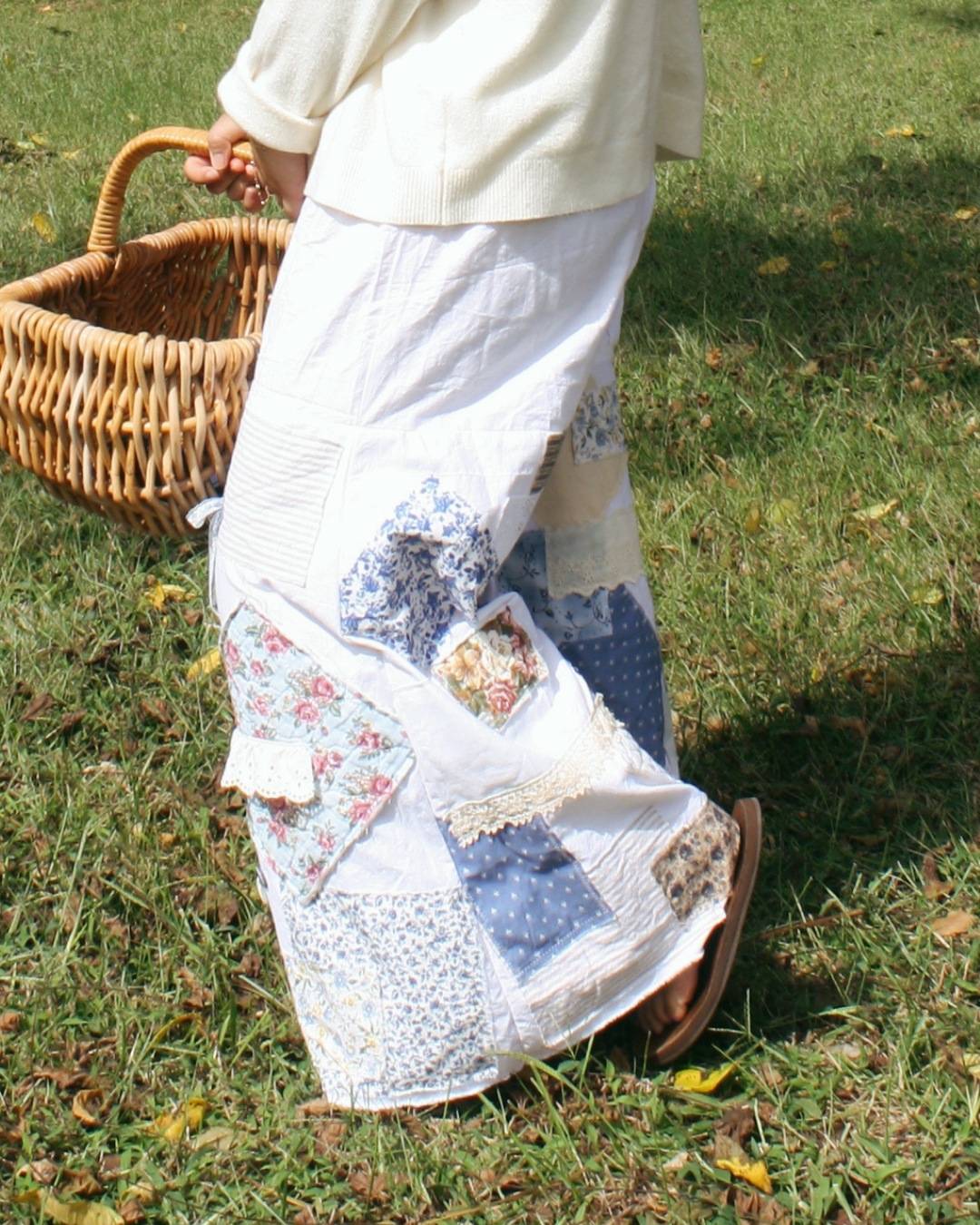 Patchwork Flares - Bluebell