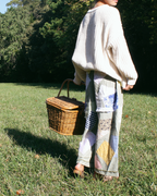 Cottage Patchwork Pants- Olive