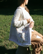 Rosewater Patchwork Quilted Tote