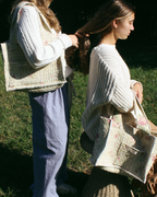 Rosetta Quilted Tote- Mini