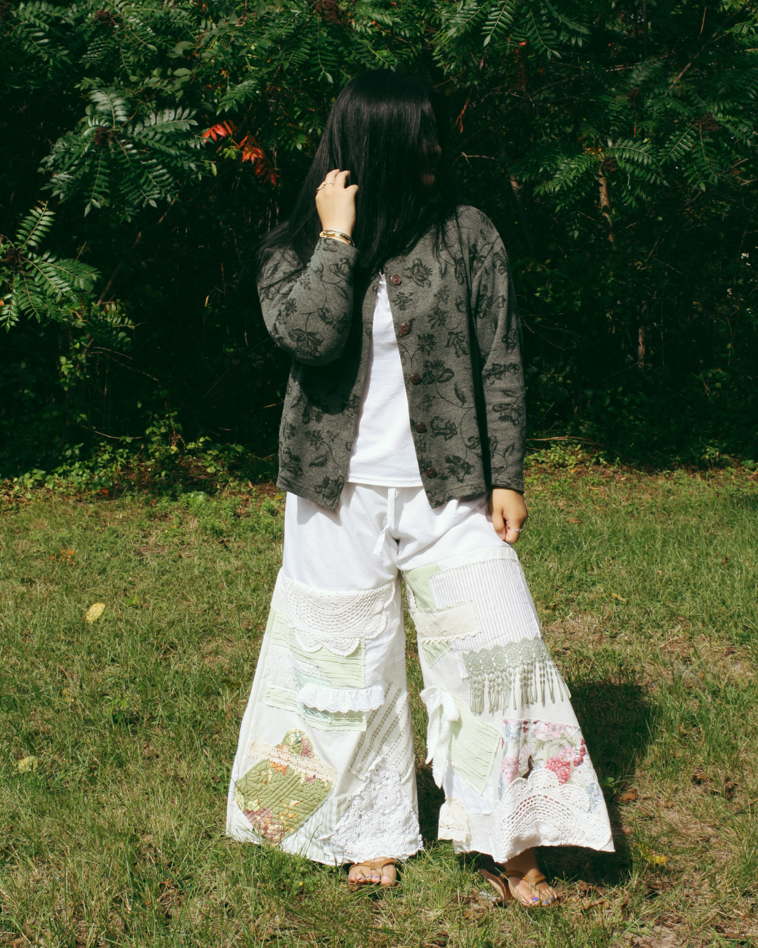 Patchwork Flares - Gardenia